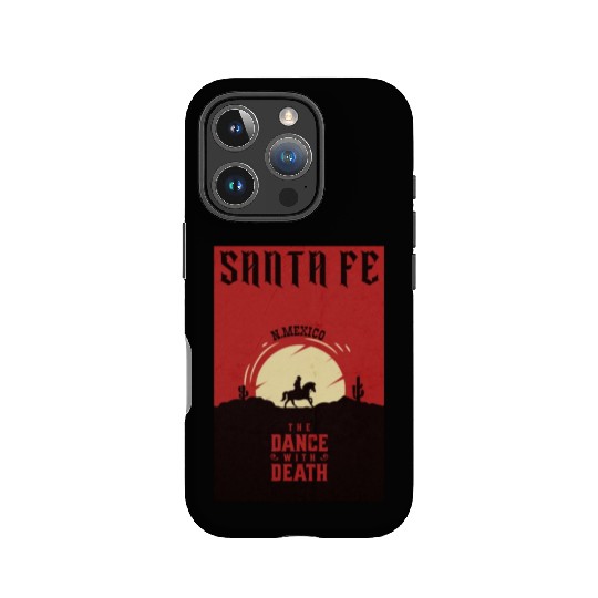 Santa Fe New Mexico wild west town IPhone Cases