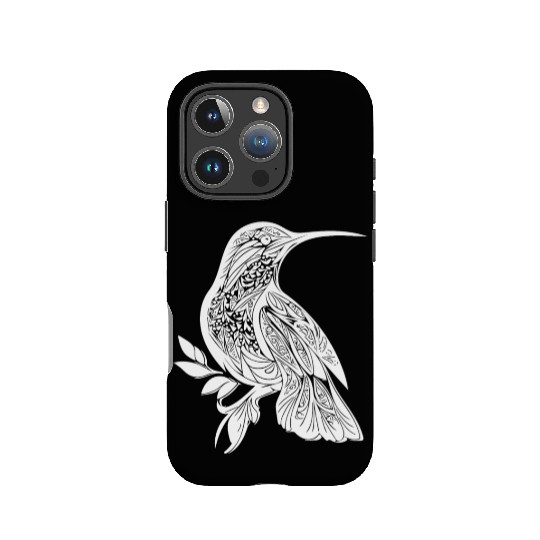 Exotic Tattoo Hummingbird Tribal Style Wings IPhone Cases