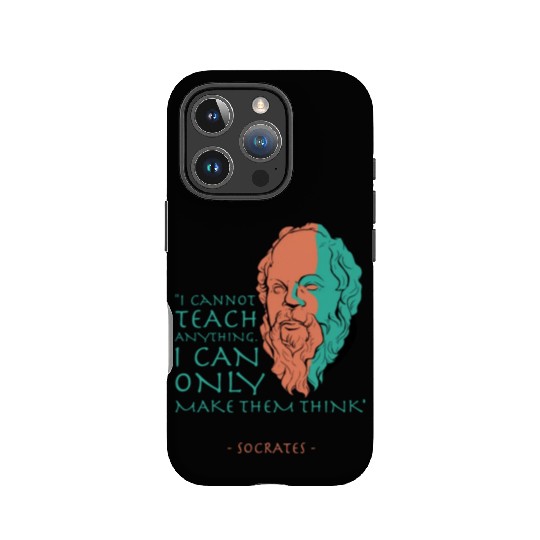 Socrates Stoic Philosophy Quote IPhone Cases