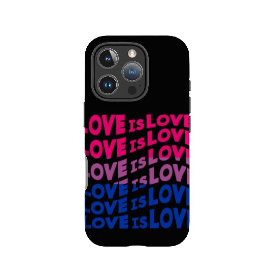 Love Is Love Bisexual IPhone Cases
