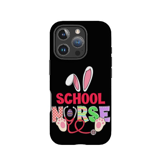 Stethoscope Cute Bunny School Nurse Easter Teacher IPhone Cases