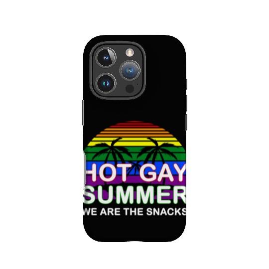 Hot Gay Summer We Are The Snacks LGBT Apparel IPhone Cases