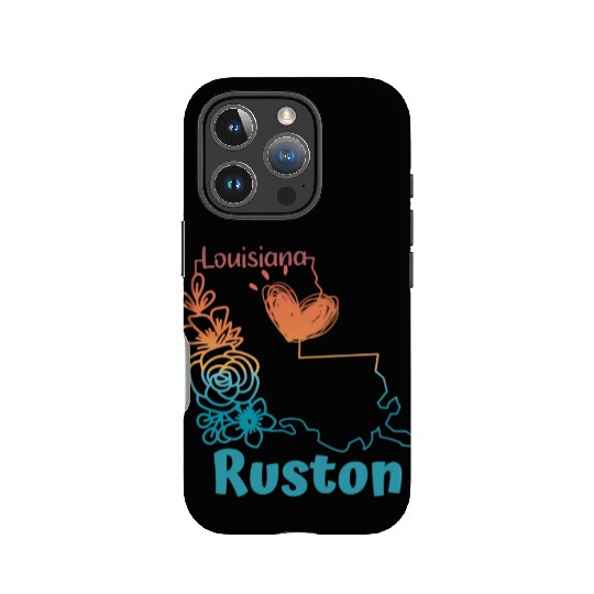 I love my home town in Ruston Louisiana IPhone Cases