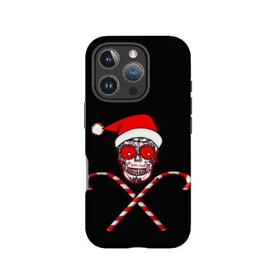 Sugar Skull And Candy Canes IPhone Cases