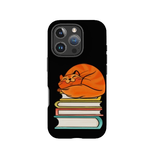 With Books And Cats Life Is Sweet IPhone Cases