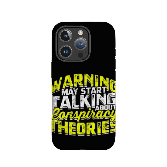 Conspiracy Theorist Theory Science Fiction IPhone Cases