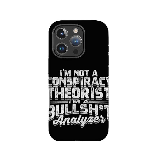 Conspiracy Theorist Theory Science Fiction IPhone Cases