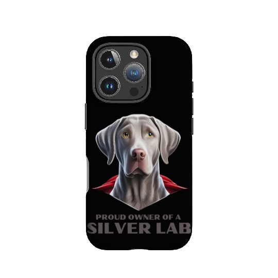 Silver labrador | Proud owner of a Silver lab IPhone Cases