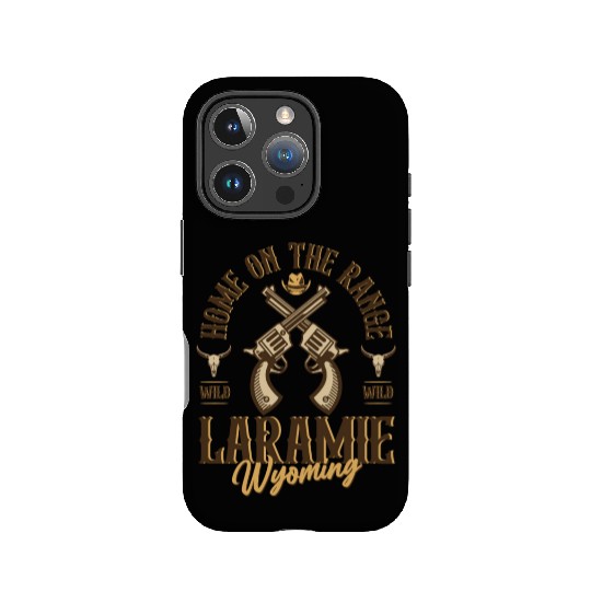 Laramie Wyoming wild west town IPhone Cases