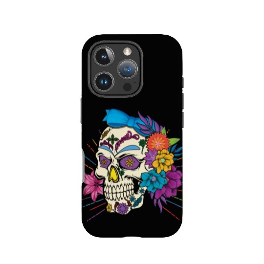 Floral Dia De Los Muertos LGBTQ LGBT Pride Month IPhone Cases