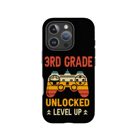 3rd Grade Unlocked Level Up Video Gamer IPhone Cases