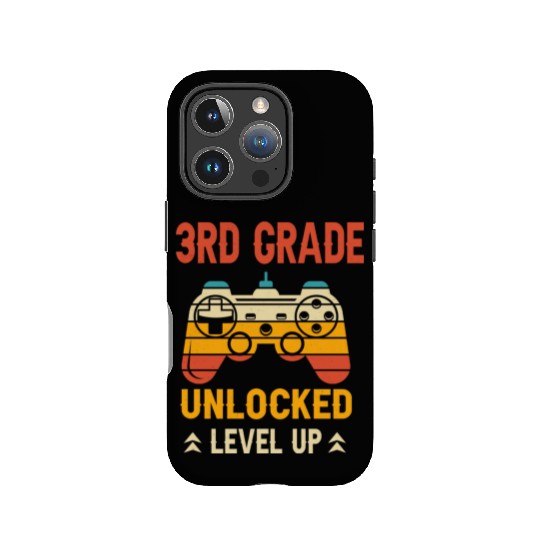 3rd Grade Unlocked Level Up Video Gamer IPhone Cases