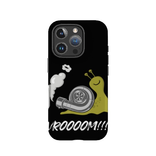 Fast Snail Vroom Car Racer Lover Funny Drifting R IPhone Cases