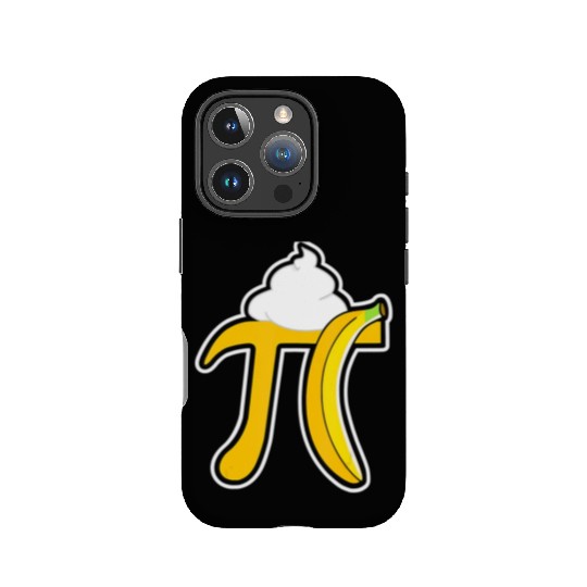 Banana Cream Pi Funny Pi Day Math Teacher Gift T IPhone Cases