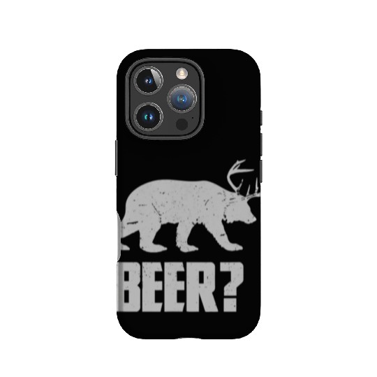 Funny Bear Plus Deer Equals Beer Deer Hunting Usa IPhone Cases