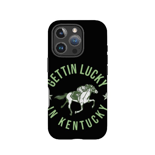 Funny Derby Vintage Getting Lucky In Kentucky Hor IPhone Cases