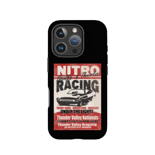 Vintage Hot Rod Classic Funny Drag Racing Poster IPhone Cases