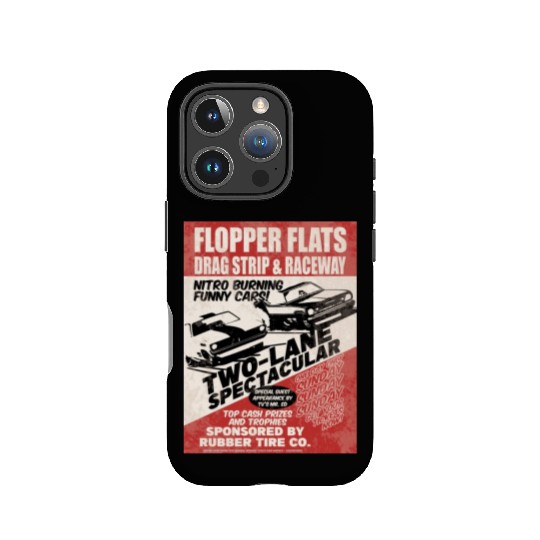 Vintage Hot Rod Classic Drag Racing Poster IPhone Cases