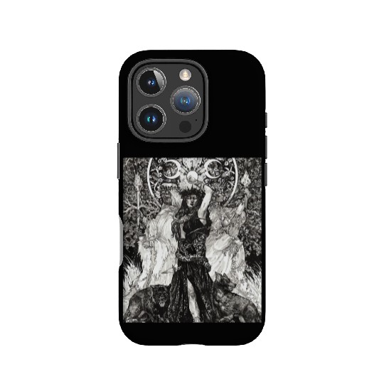 The Goddess Hecate Tarot Card Triple Wiccan Pagan IPhone Cases