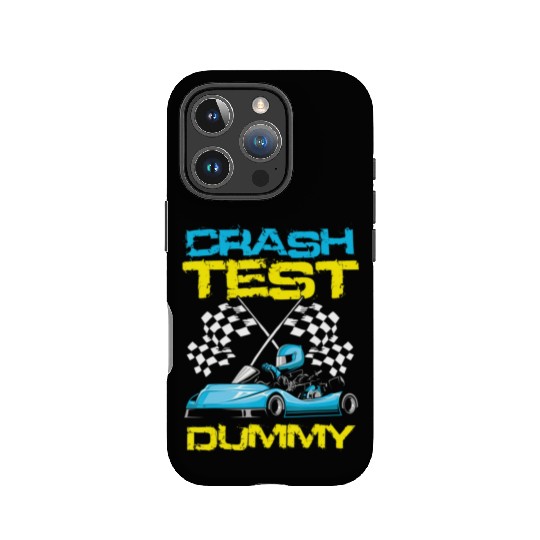 Go Kart Racing Crash Test Dummy Go Kart Racer T S IPhone Cases