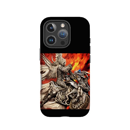 Devil Hellfire Riding Motorcycle IPhone Cases