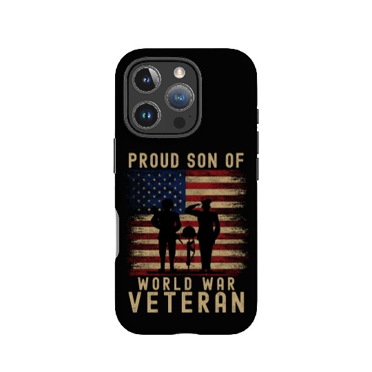Proud Son of World War 2 Veteran IPhone Cases