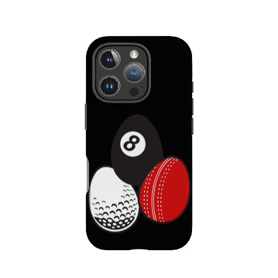 Cue Sports Billiards Cricket Golf Easter Egg Balls IPhone Cases
