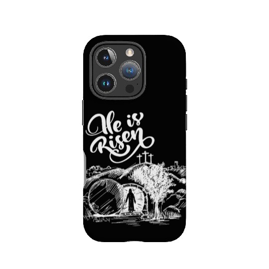 He Is Risen - White Drawing HD IPhone Cases