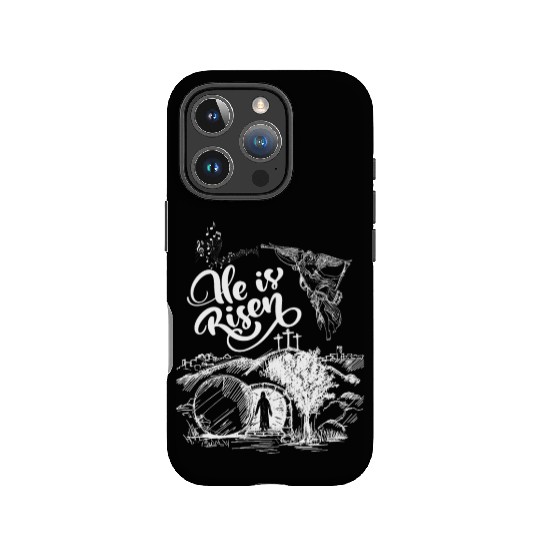 He Is Risen- White Drawing Angel HD IPhone Cases