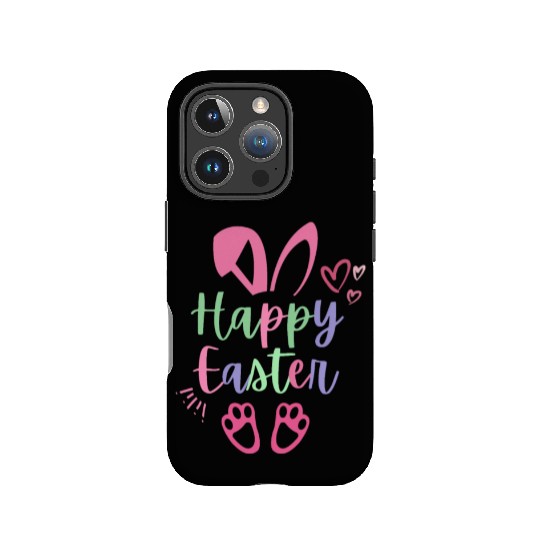Happy Easter Cute Bunny Rabbit Face Funny Easter W IPhone Cases