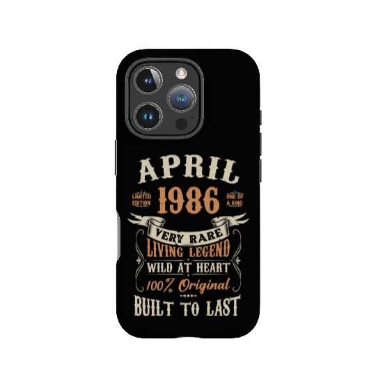 April 1986 Birthday Surprise IPhone Cases