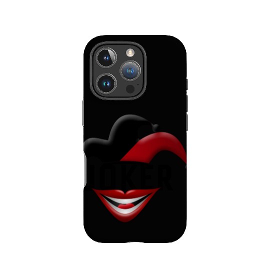 Joker in Red and Black IPhone Cases