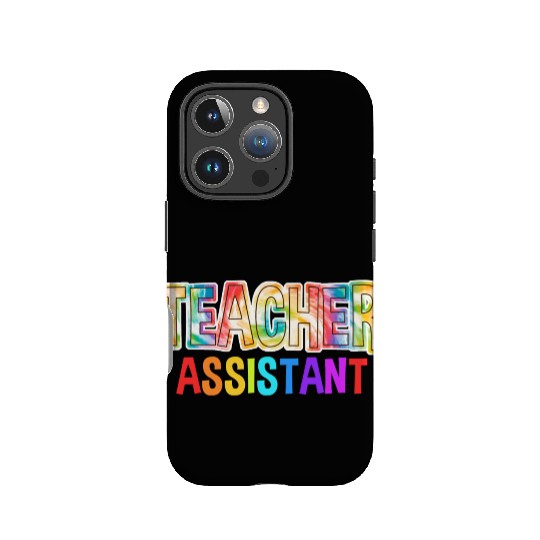 Teacher Assistant Tie Dye Back To School IPhone Cases