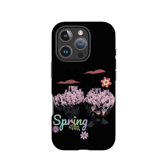 Seasons Greetings for Spring, Happy Spring Graphic IPhone Cases