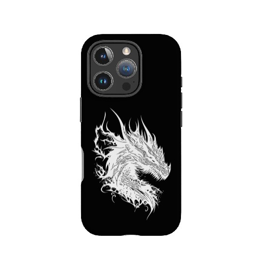 Evil Dragon In Vintage Natural Scale Dress IPhone Cases