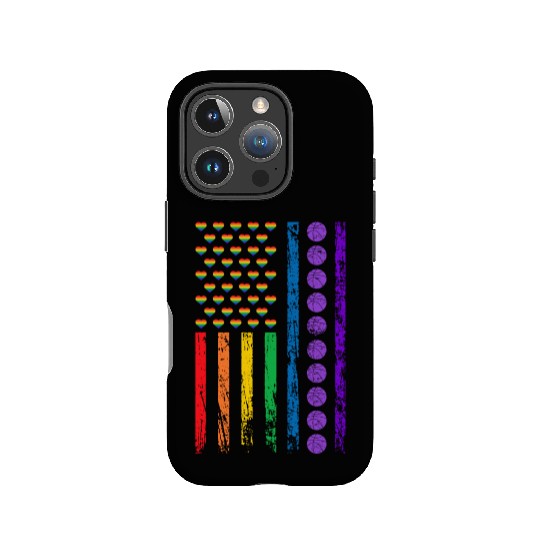 American Sports Rainbow Flag LGBT Pride Month IPhone Cases