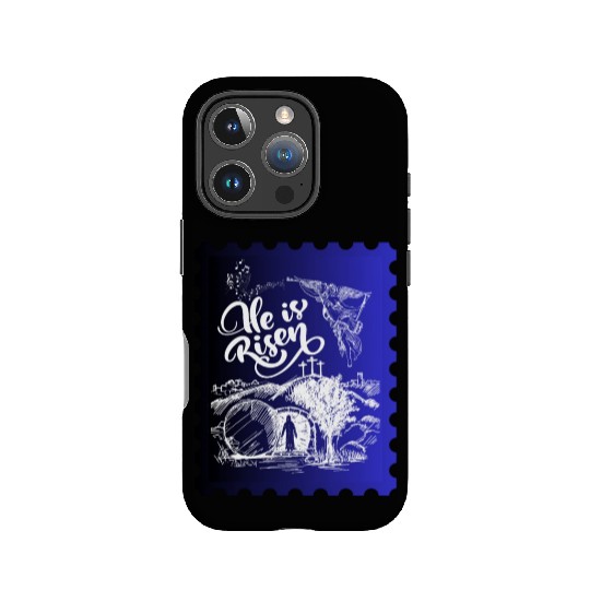 He Is Risen. Angel and singing; Classic drawing IPhone Cases