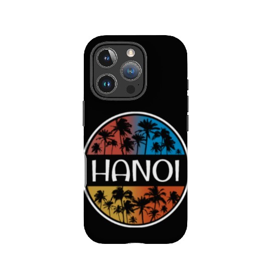 Hanoi Vietnam Stylish Vacation Souvenir Palm Tree IPhone Cases
