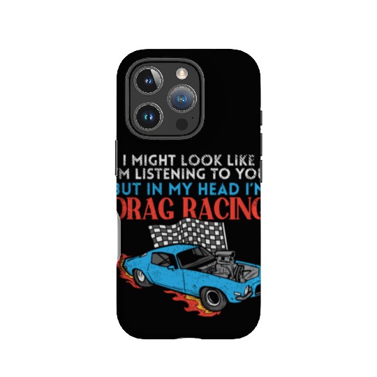 Drag Racer Car Racing Sports Car Drifting IPhone Cases