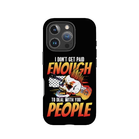 I Hate People Humor Misanthrope Meanness IPhone Cases
