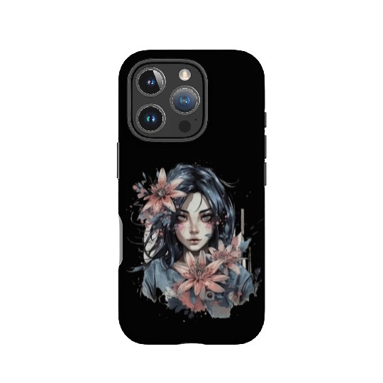 Japanese Spider Lily Soft Anime Aesthetic Flower IPhone Cases