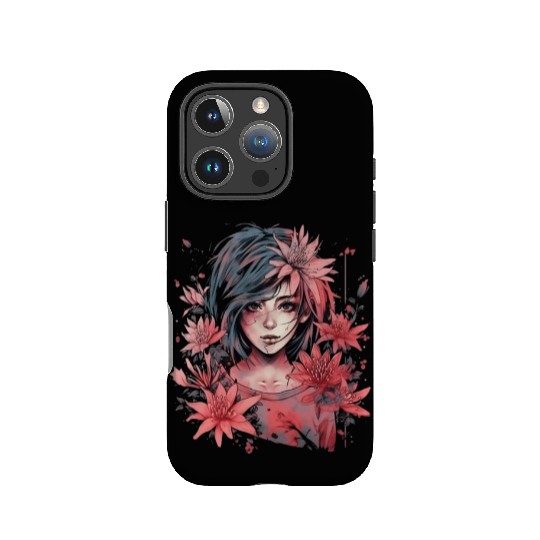 Japanese Spider Lily Soft Anime Aesthetic Flower IPhone Cases