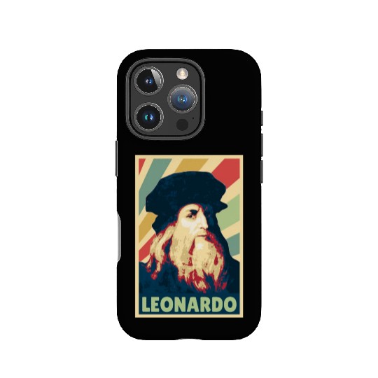 Leonardo Da Vinci Vintage Colors IPhone Cases