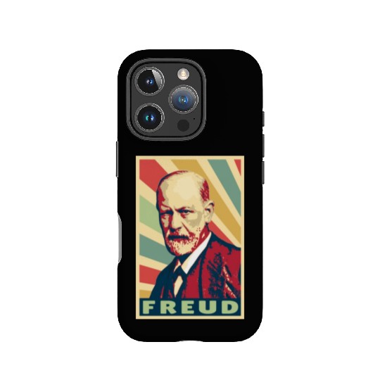 Sigmund Freud Vintage Colors IPhone Cases