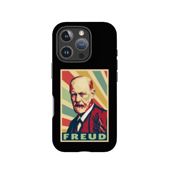 Sigmund Freud Vintage Colors IPhone Cases
