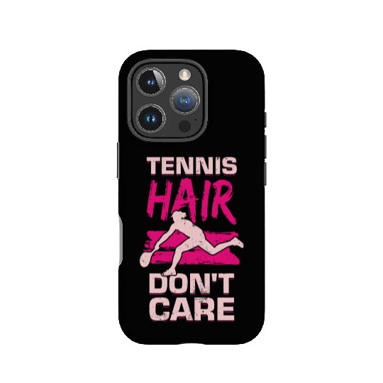Tennis Hair Don t Care IPhone Cases