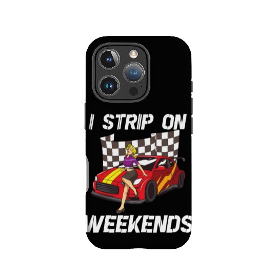 Race Car Dirt Track Racing Funny Racer Race Car IPhone Cases