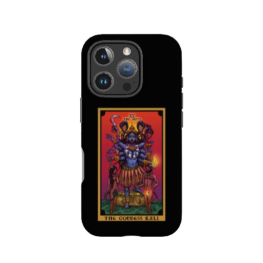 The Goddess Kali in The Devil Tarot Card IPhone Cases