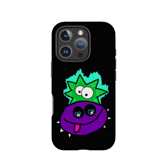 Purple Vibe Star Cartoon Design IPhone Cases