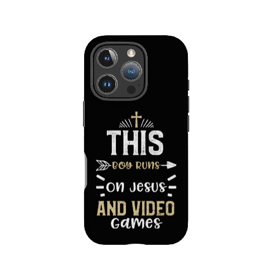 This Boy Runs On Jesus And Video... IPhone Cases